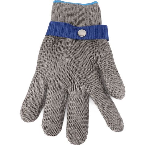 Gants anti-coupures version 2.0, niveau 9, en maille d'acier inoxydable, taille XL (1/5)