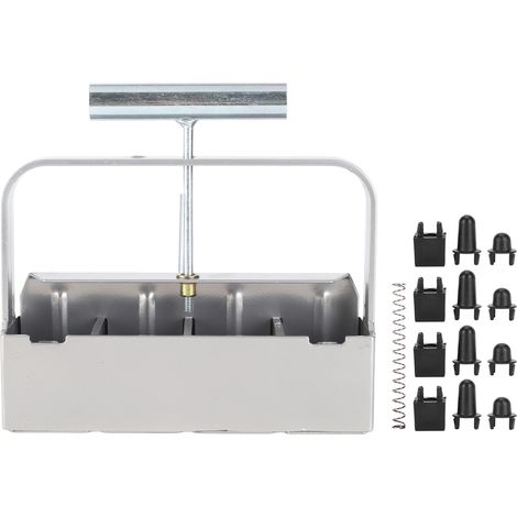 Sembradora manual con 4 compartimentos y mango ergonómico de acero resistente, kit completo para una jardinería ecológica y sin plástico. (1/5)