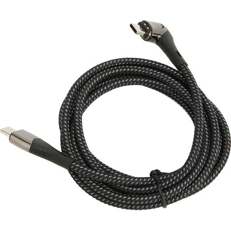 Câble USB-C Magnétique 1,5 m avec LED - Charge Rapide PD 100W, Transfert Données 480 Mbps, Compatible MacBook et Smartphones (1/5)