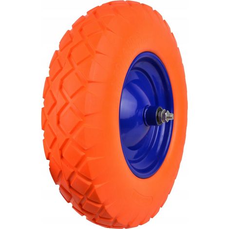 Ruota per carriola geko g71024 poliuretano tubeless