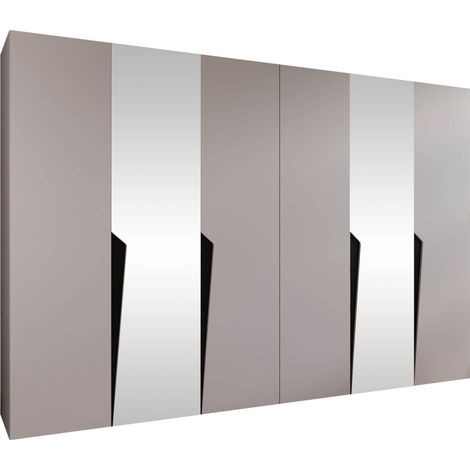Armario Hartford 612, Cachemira, 202x300x52cm, Puertas de armario: Con bisagras, Número de estantes: 0 (1/5)