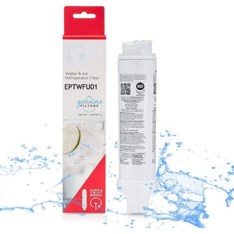 Repuestos para refrigerador - Filtro de agua EPTWFU01, 1 unidad, blanco (1/4)