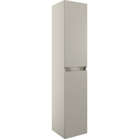 Signature Stockholm Wall Hung 2-Door Tall Unit 300mm Wide - Latte (1/3)