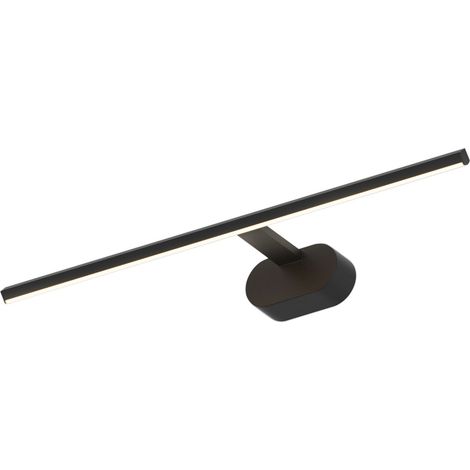 Lámpara de pared LED PRADO negra de 11 W y 3000 K (1/5)