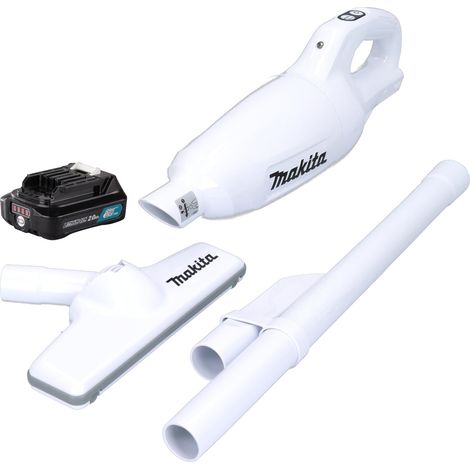 Makita CL 108 FDAW Akku Staubsauger 12 V 0,6 l + 1x Akku 2,0 Ah - ohne Ladegerät