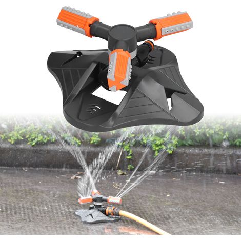 Turbine Rotatoire D’Irrigation 3 Bras Sprinkler Connectable ABS Orange ManoMano (1/5)