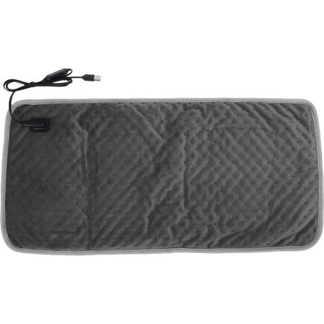 Tappetino riscaldante per animali domestici, morbido e confortevole, multifunzionale, USB, portatile, elettrico, per cani, per casa, campeggio, grigio (1/4)