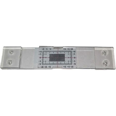 Jauge de fissure standard pour béton (lot de 2) Outil de surveillance précis des fissures Règle de mesure des fissures (1/4)