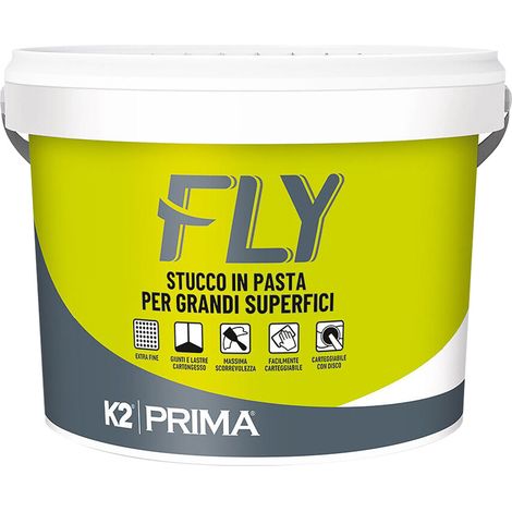 STUCCO IN PASTA GRANDI SUPERFICI 'FLY' kg. 4  - K2