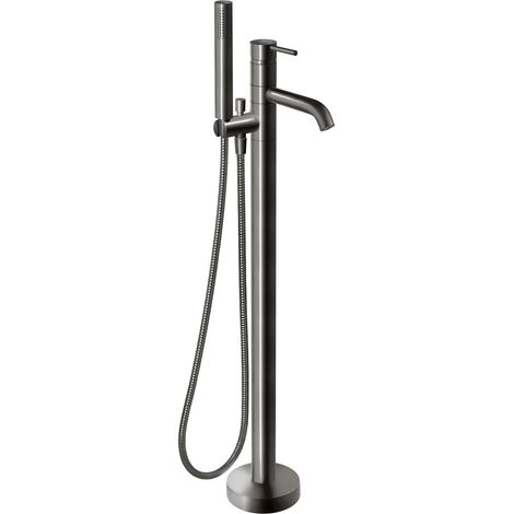 Set doccia Ciriculus CON rubinetto per vasca da bagno indipendente, colore canna di fucile (1/2)
