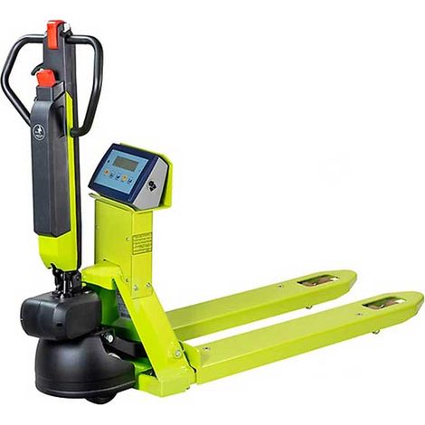 Elektro-Hubwagen mit Standard-Gabeln 1185 x 555 mm – Präzise, wiederaufladbare Waage – Lithium-Batterie – Tragkraft 1200 kg - EP7531PPT00