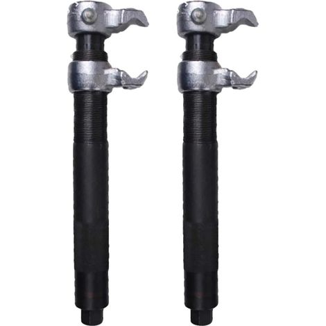 Compresor de resorte, capacidad de carga 1000 kg, dimensiones 7 cm x 28 cm, rango de apertura 2,3-28 cm, diámetro de la cabeza hexagonal 2,4 cm, 2 piezas (1/5)