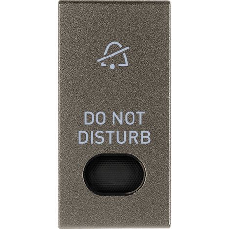 VIMAR - 19026.DND.M 1M Taste mit DND-Symbol, Lautsprecher, Metall