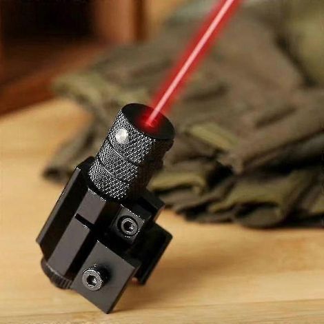 Mini lampe torche laser infrarouge réglable avec lentille à haute transmittance - Lumière rouge, portée de 11 m et 20 m (1/4)