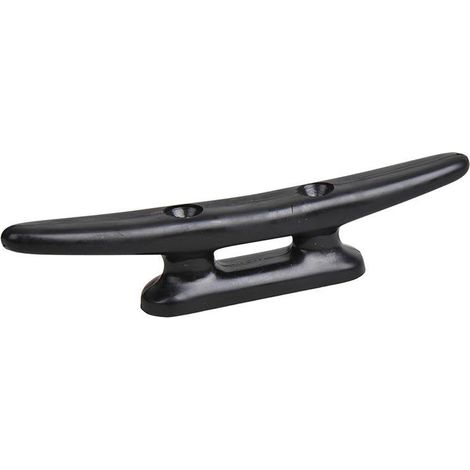 Taquet d'assurage en plastique. 125 mm. Noir.