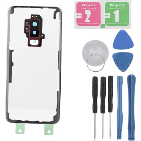Coque arrière transparente en verre pour batterie Samsung S9+ Plus G965 (1/5)