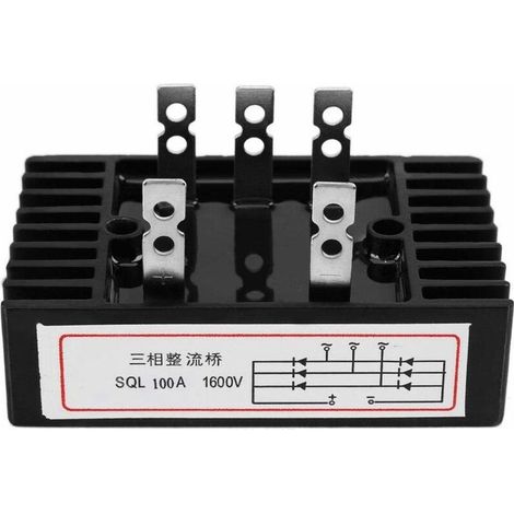 Redresseur Triphasé à Pont de Diodes au Courant Alternatif Pont de Diode de SQL100A 1600V pour le Courant de Commutation