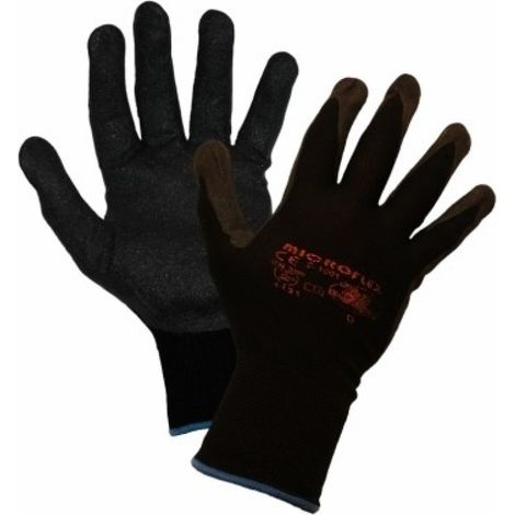 Guante mecanico l09 mojado microflex nitr. gr/neg 3l