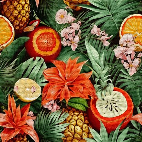 Tela decorativa para exteriores Oxford - Motivo frutal  DX6073 (1/5)