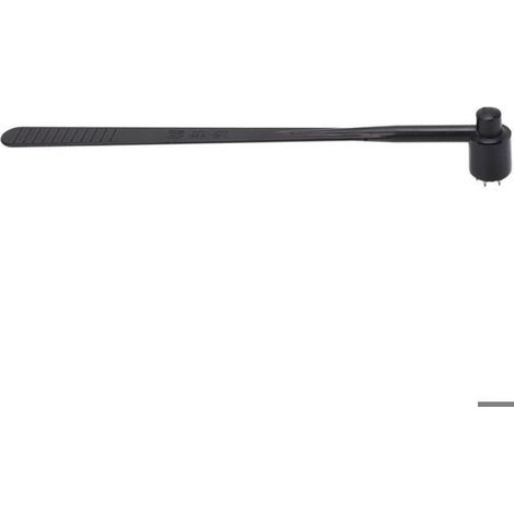 5pcs Plum Blossom Hammer Hammer Single Ext Black Abs Gandage en acier inoxydable pour l'industrie (1/5)