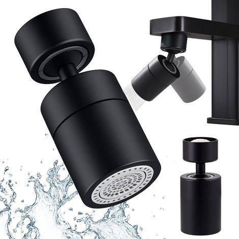 Wasserhahn-Luftsprudler, Wasserhahnverlängerung, 2 Modi, 360°-Drehung