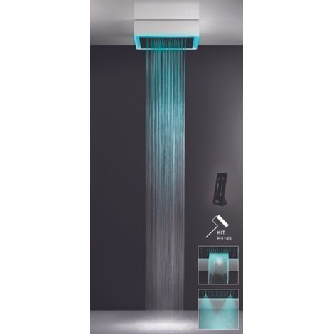 Gessi Afilo, système de douche intégré multifonctionnel 500x500