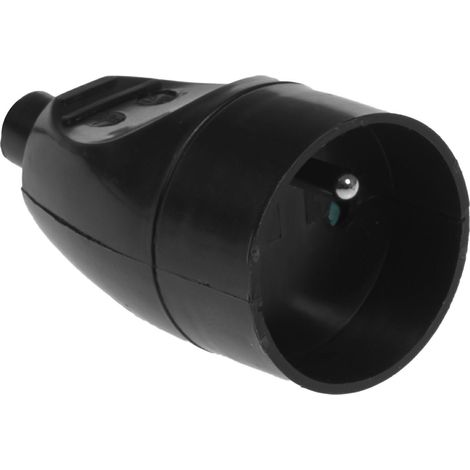 Awtools gniazdo pojedyńcze 5szt. czarne gn-171