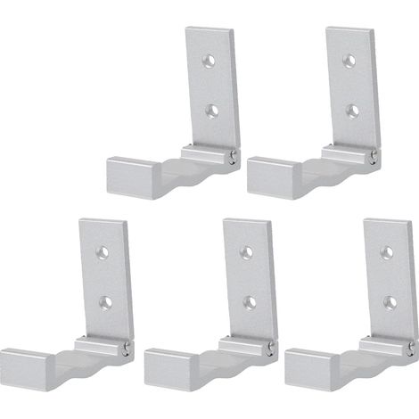 pliables pour vêtements coins arrondis lot de 6 en aluminium