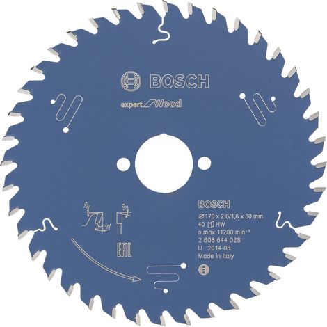 Lame de scie circulaire Bosch Expert Wood 2608644028 170x2,6x30 40Z