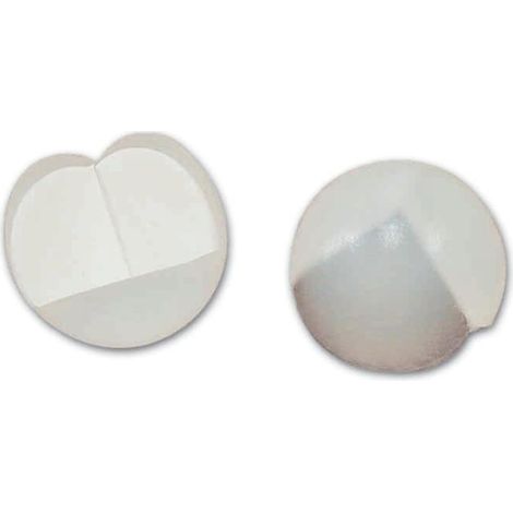 Paraspigolo Autoadesivo Sferico in Gomma Trasparente Blister 4 Pz Misura Piccola