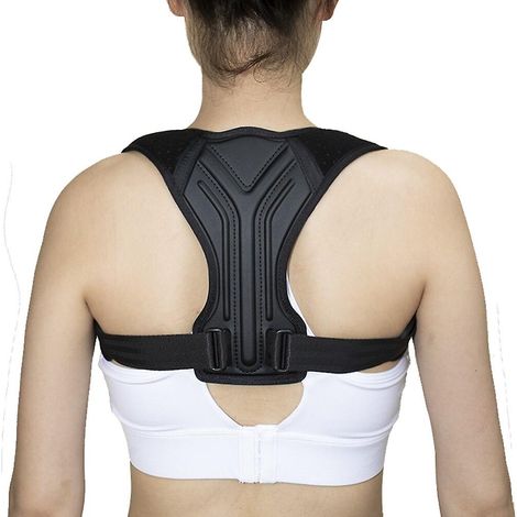 Correcteur de posture, ceinture lombaire ajustable, soutien de la colonne vertébrale, soutien du haut du dos et des épaules - (S) (1/5)