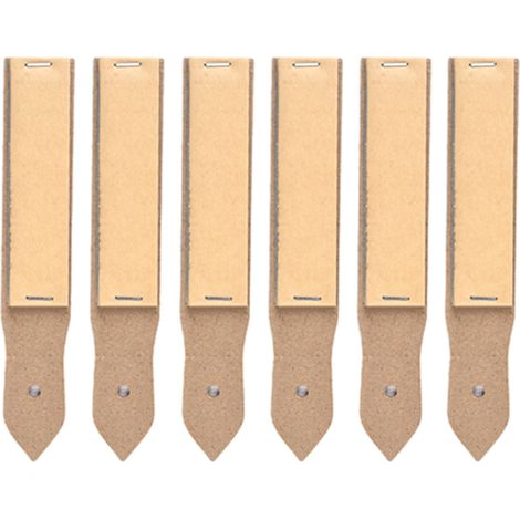 Ensemble de taille-crayons en papier de verre, tampons de polissage pour crayons de peinture, outil de dessin pour étudiants (jaune clair, 6 pièces)