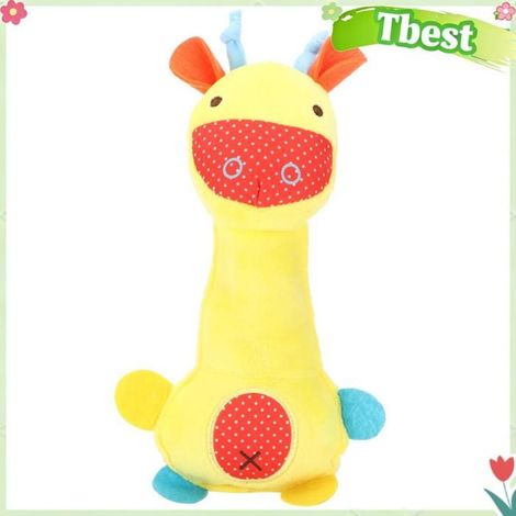 Tbest jouets résistants aux morsures Jouets en peluche pour chiens, jouets à mâcher grinçants résistants animalerie jouet Biche (1/5)