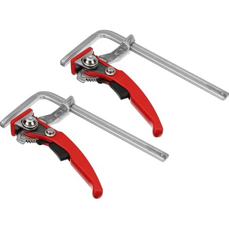 Presse à bois, Mécanisme de cliquet rapide, Forte force de serrage, 2PCS (1/2)