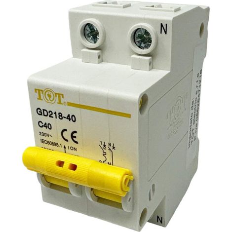 Interruttore automatico magnetotermico differenziale salvavita modulare per quadro elettrico 2P+N 6ka 40 ampere (1/4)