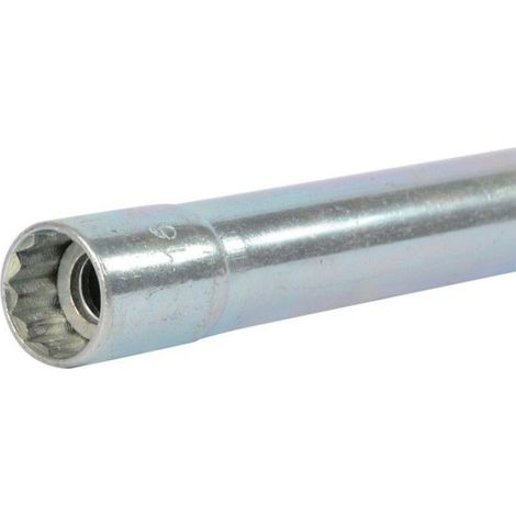 1 Clé à bougie 12 pans, Acier robuste, 16mm, Outil automobile, Entretien véhicule (1/3)