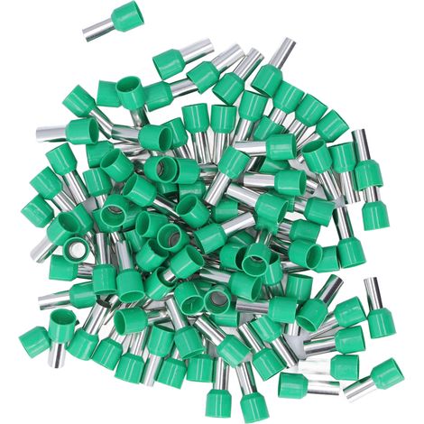 100 isolierte Crimpverbinder für Rundrohre, für elektrische Leitungen AWG 6 E16-12 (1/5)