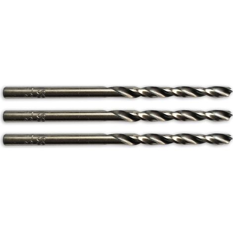 3 forets Ø 3,3 mm hss-g cobalt (5%) m35 pour taraudage m4 (1/2)