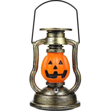 1 lampe à pétrole rétro pour décorations d'Halloween
