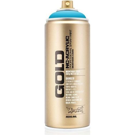 Bombe de peinture - Gold - Acrylique - Bermuda - G5030 - 400ml - Montana Cans (1/2)