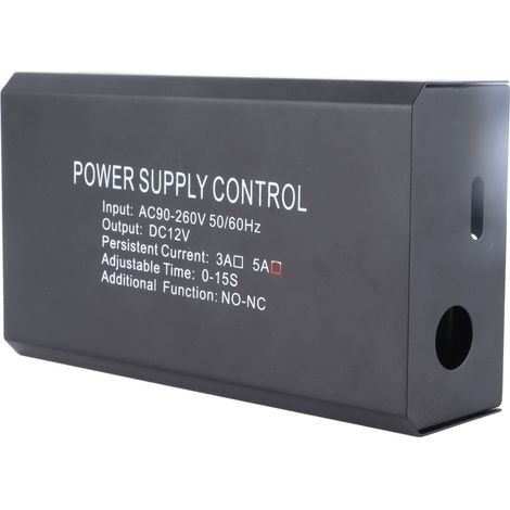 Alimentation pour contrôle d'accès de porte 12 V 5 A pour serrure de porte électrique interrupteur d'alimentation 90 à 260 V. (1/5)