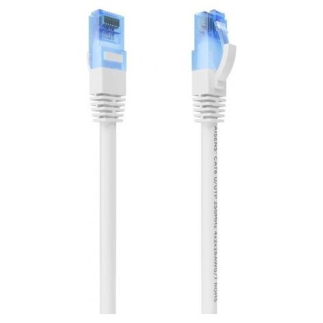 Cable De Red Latiguillo RJ45 Cat.6 UTP AWG26 CCA, Blanco, 3.0 m