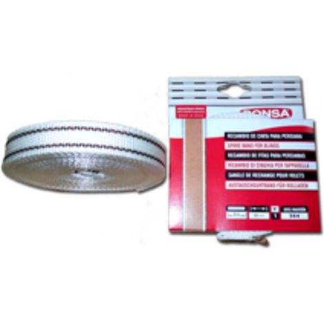 RUBAN POUR STORES PONSA 22 MM x 6 MT ROULEAU GRIS BRUN