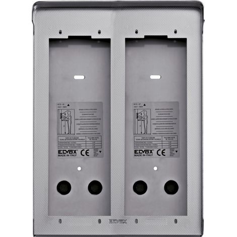 Caja mural VIMAR - 1E22 con 2 placas, acero de 2 m