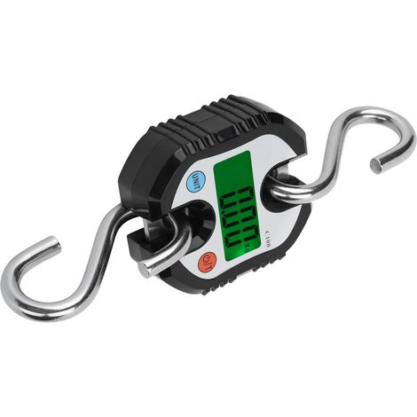 Balance électronique portable de haute précision pour porcs, moutons, valises, fruits, mini balance suspendue, balance électronique à crochet, 150 kg, noire. (1/5)