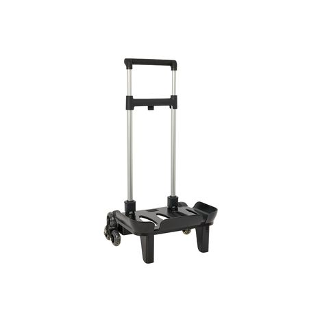 CARRO PORTAMOCHILAS PLEGAB. TRIPLE RUEDA TROLLEY NEGRO