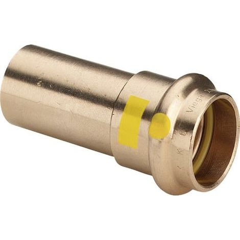 Raccord de transition Viega Profipress G en laiton rouge avec SC-Contur 18 mm
