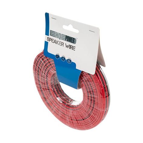 CÂBLE HAUT-PARLEUR - ROUGE/NOIR - 2 x 2.50 mm² - 25 m (1/3)
