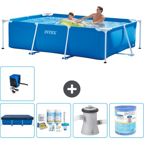 Intex Piscine Tubulaire Rectangulaire - 260x160x65 cm - 6-pièces S40085 (1/5)