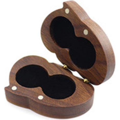 Boîte à bague de fiançailles en bois compatible avec une demande en mariage - Petite boîte à bague de fiançailles en bois WR (1/4)